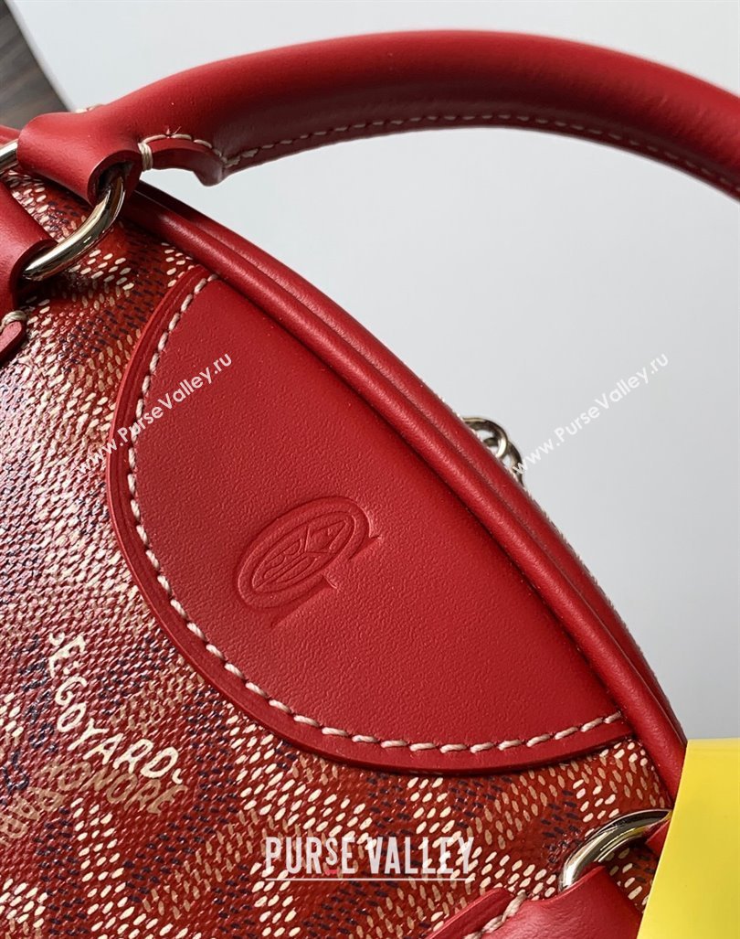 Goyard Saint Jeanne PM Bowling Bag Red (zhang-23112021)