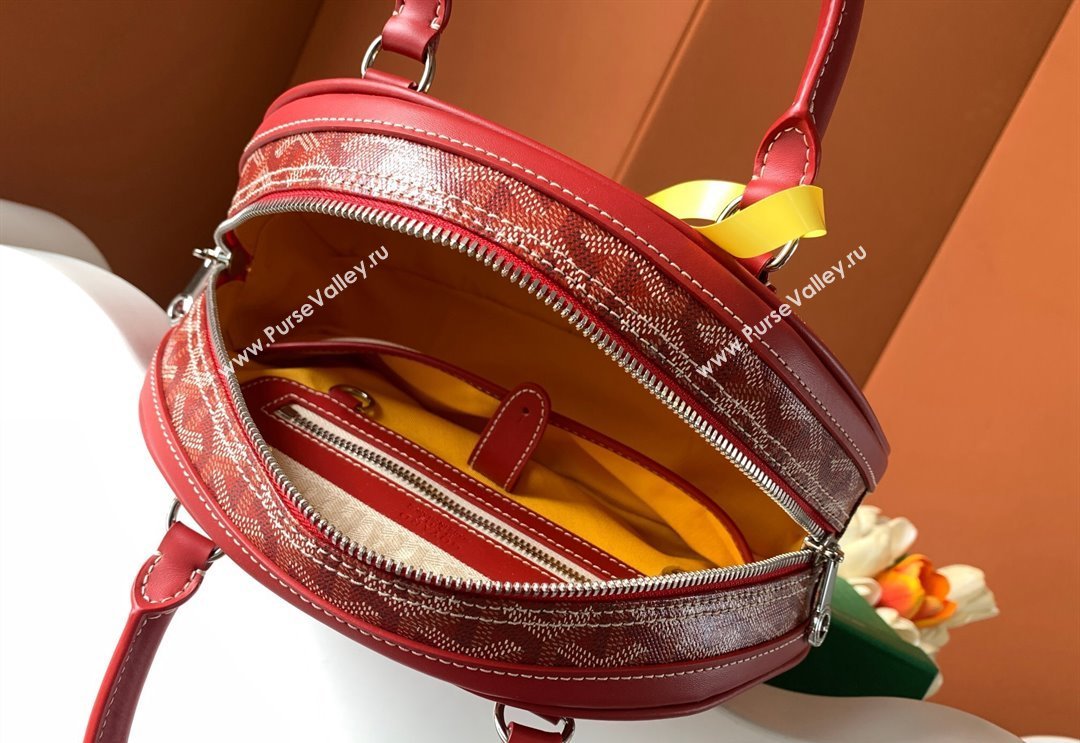 Goyard Saint Jeanne PM Bowling Bag Red (zhang-23112021)