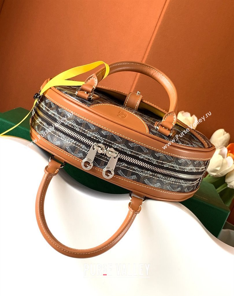 Goyard Saint Jeanne PM Bowling Bag Brown (zhang-23112014)