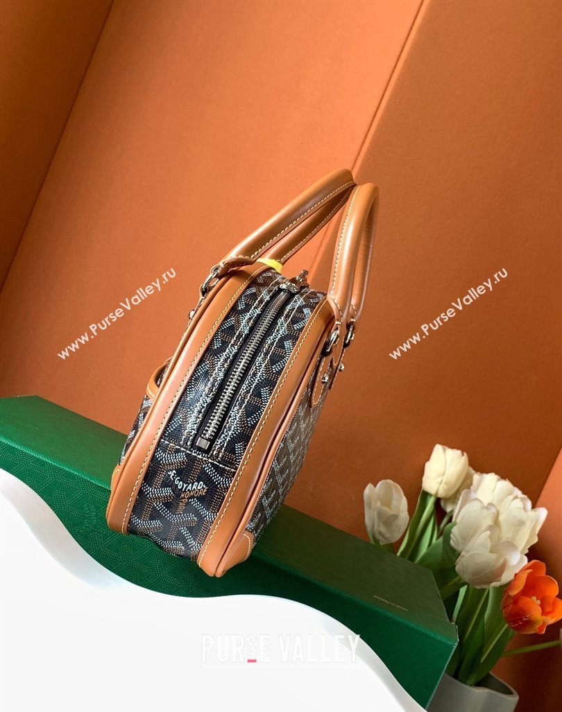 Goyard Saint Jeanne PM Bowling Bag Brown (zhang-23112014)