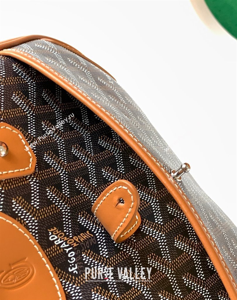 Goyard Saint Jeanne PM Bowling Bag Brown (zhang-23112014)