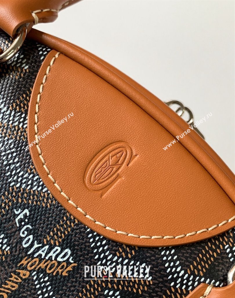 Goyard Saint Jeanne PM Bowling Bag Brown (zhang-23112014)