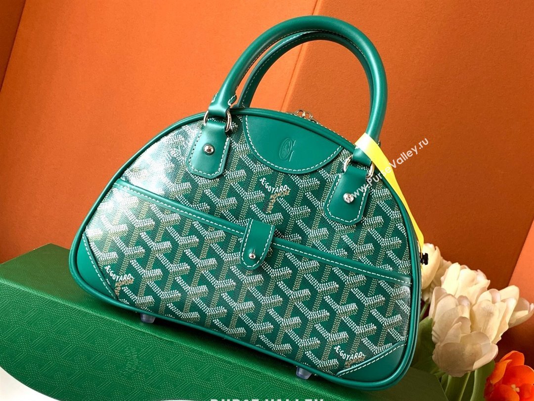 Goyard Saint Jeanne PM Bowling Bag Green (zhang-23112017)