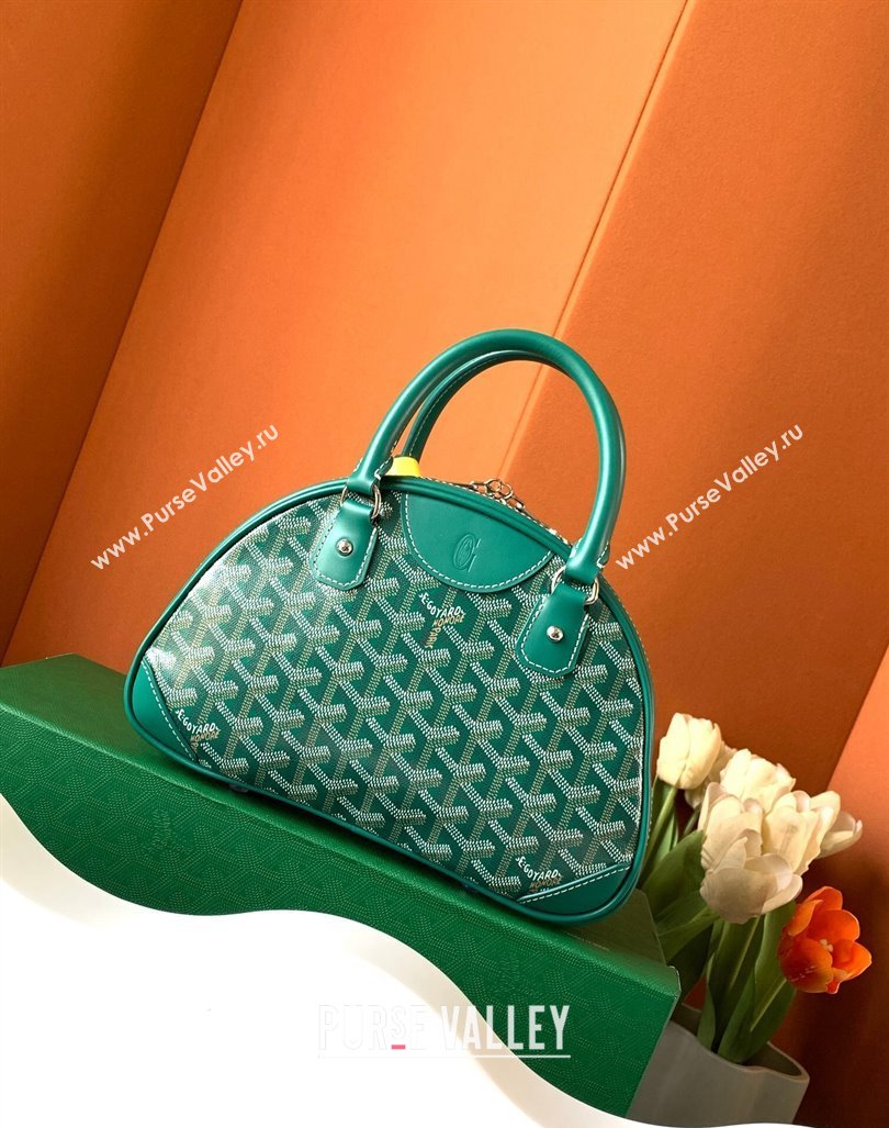 Goyard Saint Jeanne PM Bowling Bag Green (zhang-23112017)