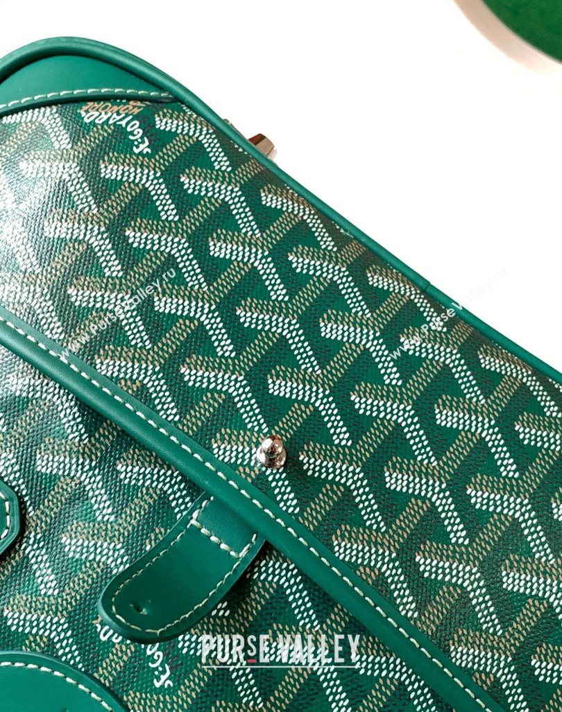 Goyard Saint Jeanne PM Bowling Bag Green (zhang-23112017)