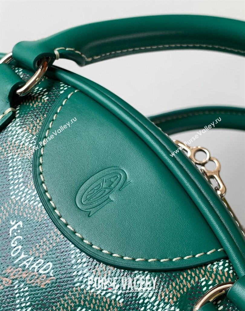 Goyard Saint Jeanne PM Bowling Bag Green (zhang-23112017)