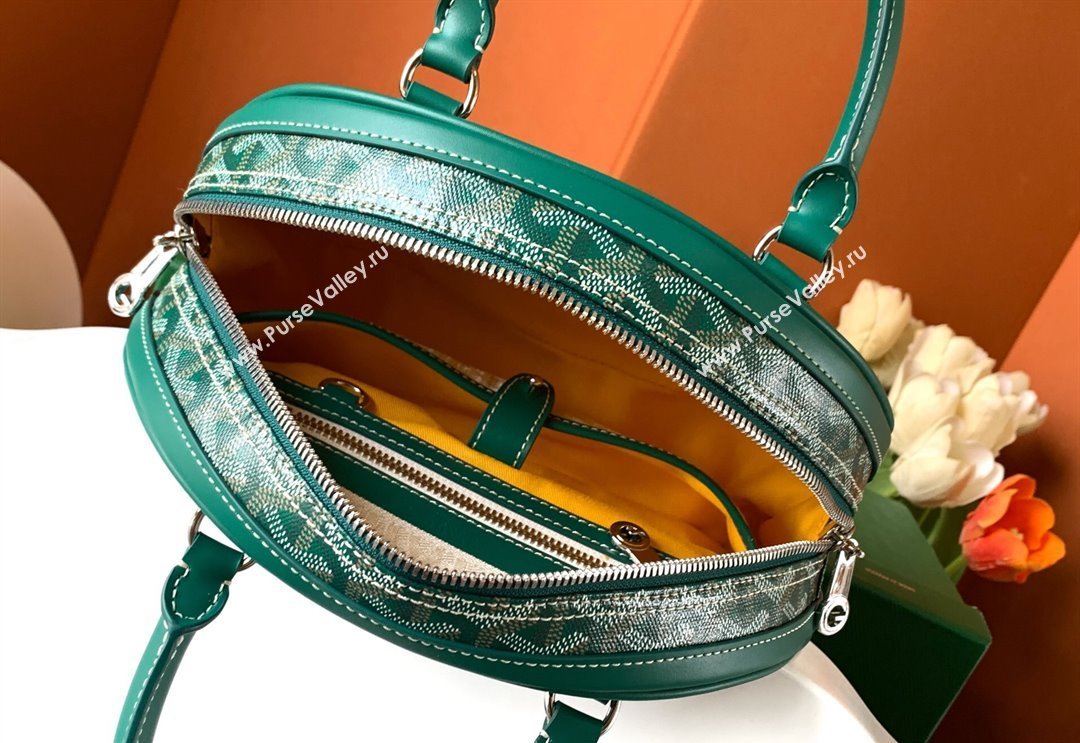 Goyard Saint Jeanne PM Bowling Bag Green (zhang-23112017)