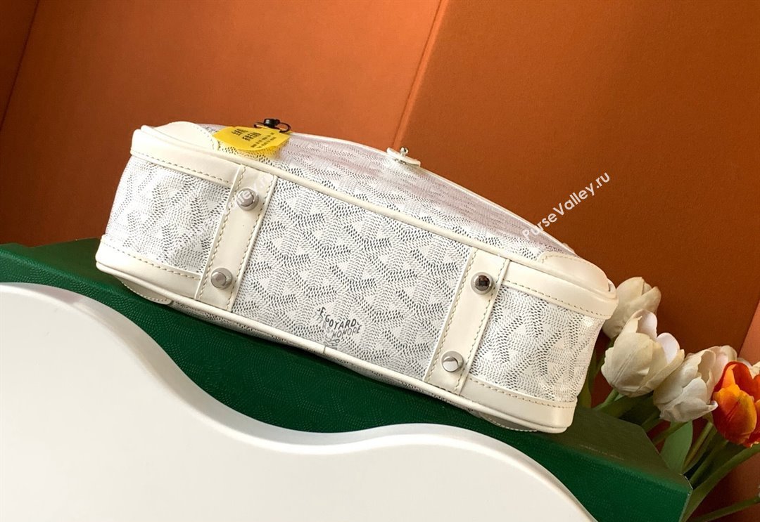 Goyard Saint Jeanne PM Bowling Bag White (zhang-23112025)