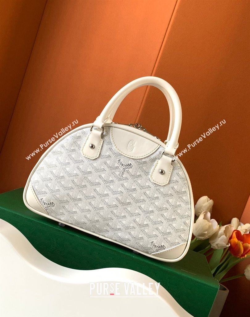 Goyard Saint Jeanne PM Bowling Bag White (zhang-23112025)