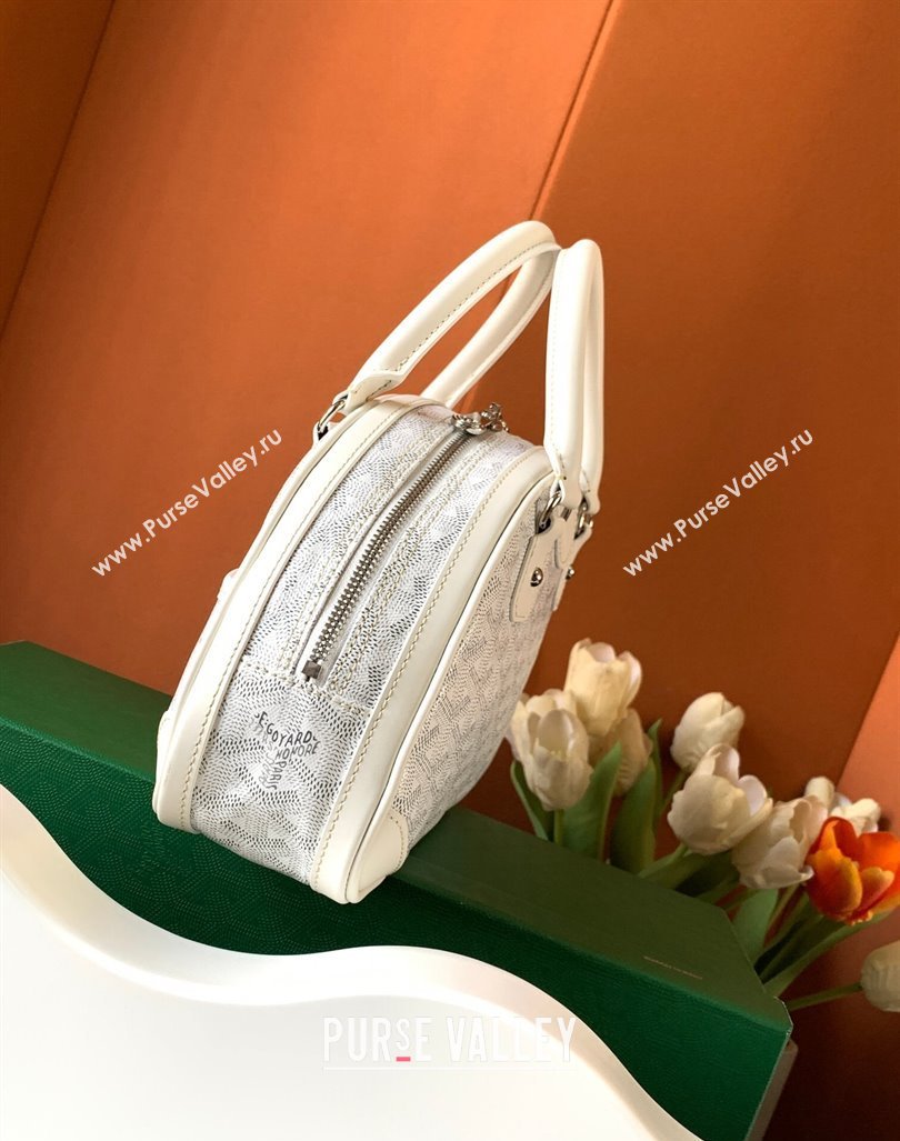 Goyard Saint Jeanne PM Bowling Bag White (zhang-23112025)