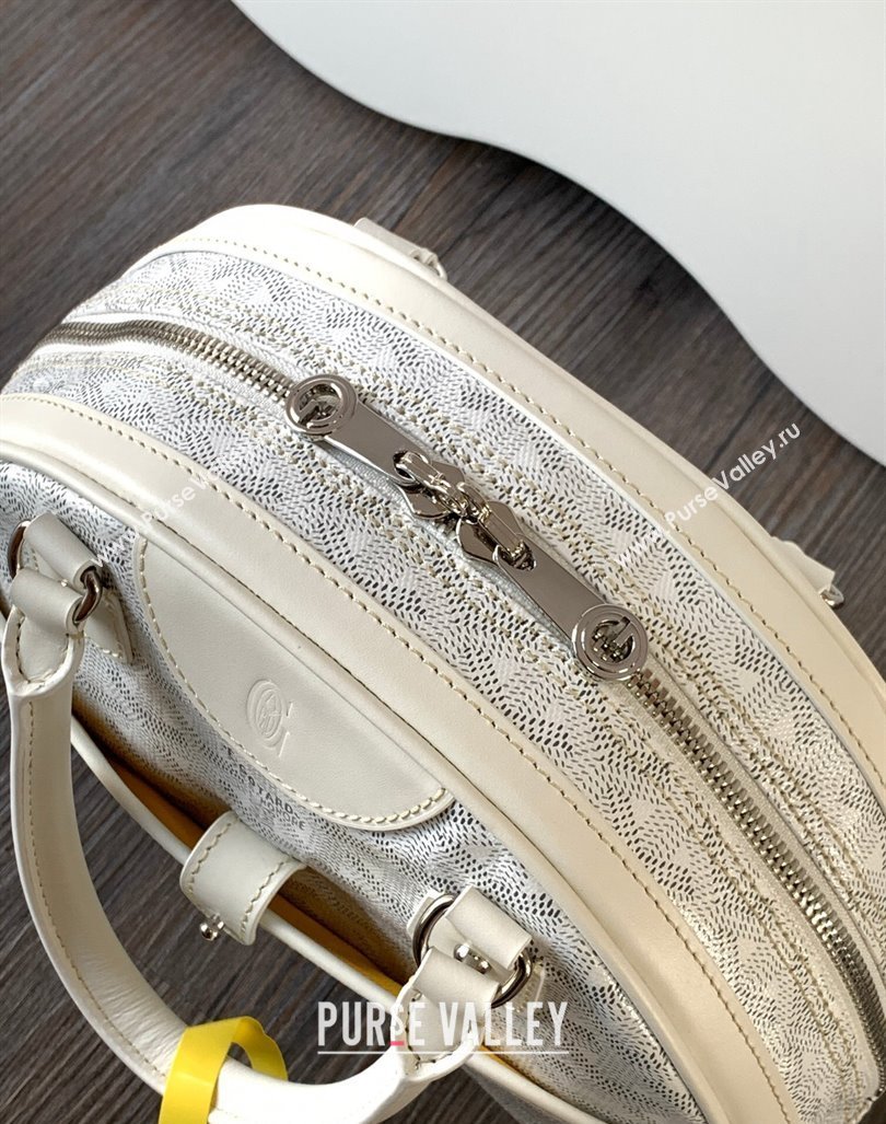 Goyard Saint Jeanne PM Bowling Bag White (zhang-23112025)