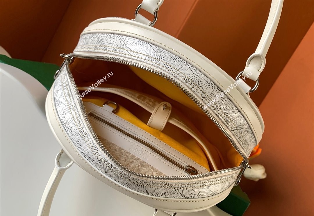 Goyard Saint Jeanne PM Bowling Bag White (zhang-23112025)