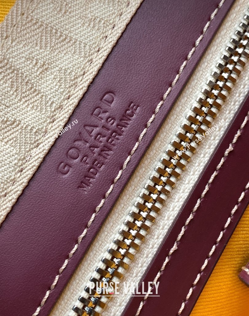 Goyard Saint Jeanne PM Bowling Bag Burgundy (zhang-23112015)