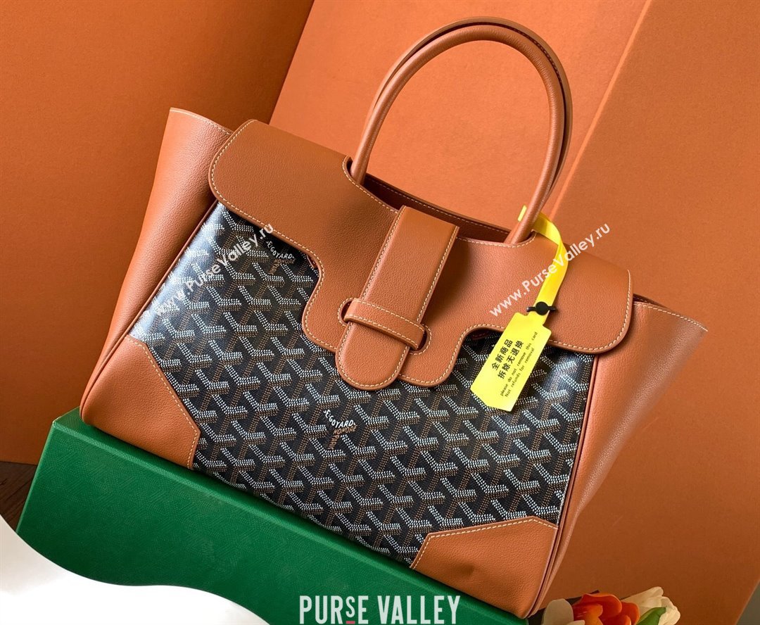 Goyard Saïgon tote bag Brown (zhang-23112404)