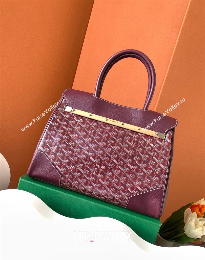 Goyard Saïgon tote bag Burgundy (zhang-23112405)