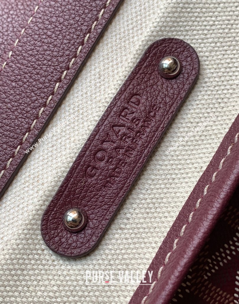 Goyard Saïgon tote bag Burgundy (zhang-23112405)
