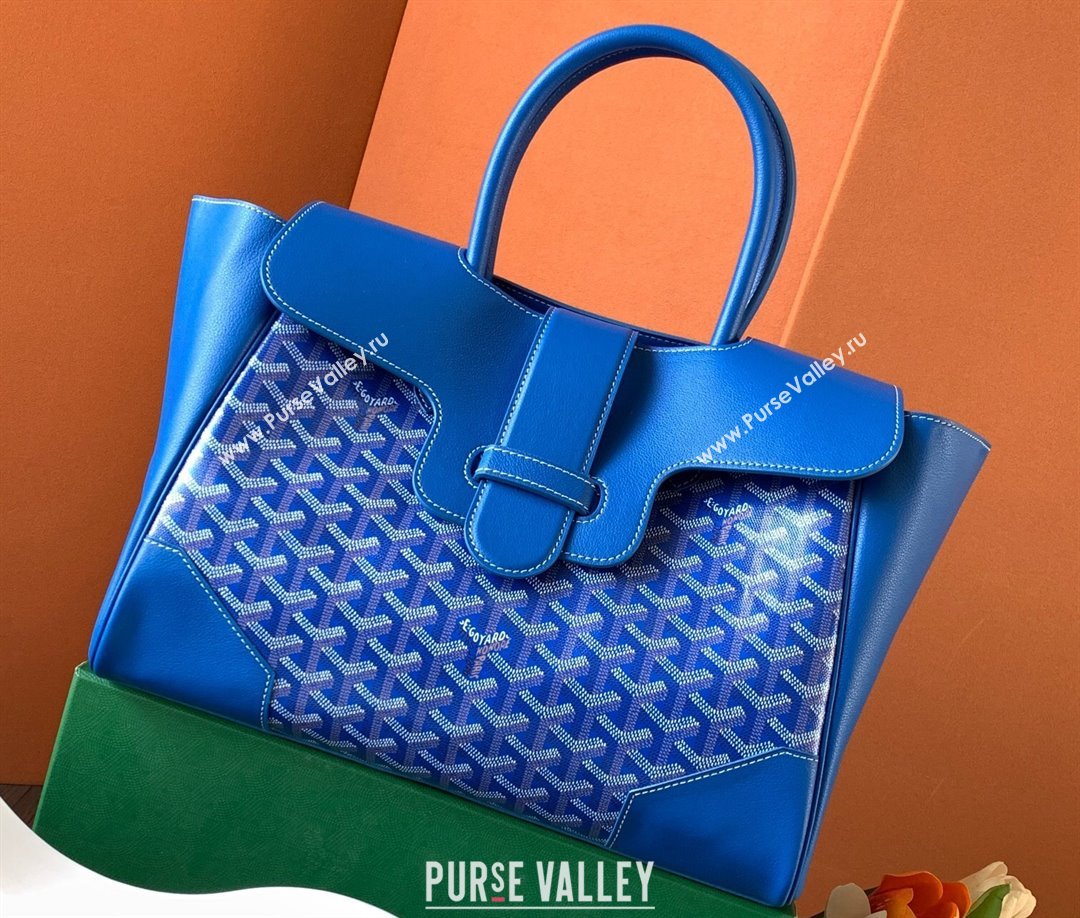 Goyard Saïgon tote bag Blue (zhang-23112403)