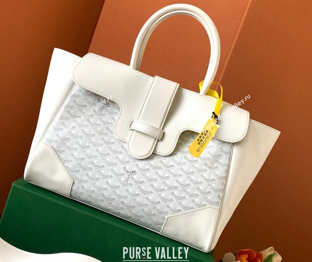 Goyard Saïgon tote bag White (zhang-23112411)