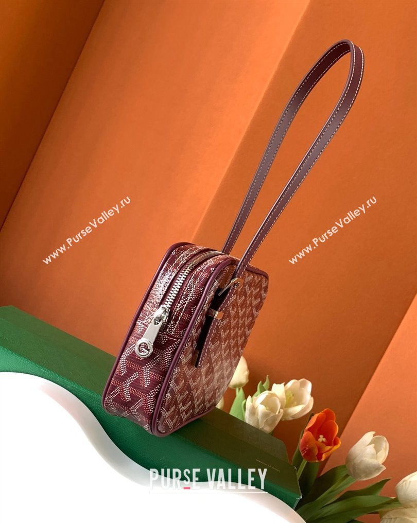 Goyard Yona PM Shoulder bag Burgundy (zhang-23112416)