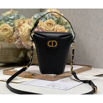 Dior 30 Montaigne Mini Bucket Bag In Calfskin Black 2024 (XXG-23112110)
