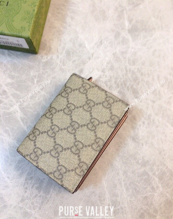 Gucci GG Marmont card case wallet 658610 Pink (ziyin-23112119)