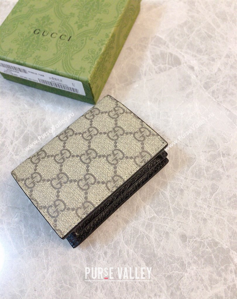 Gucci GG Marmont card case wallet 658610 Black (ziyin-23112117)