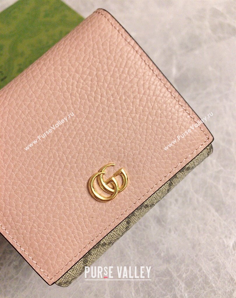 Gucci GG Marmont medium wallet 598587 Pink (ziyin-23112112)