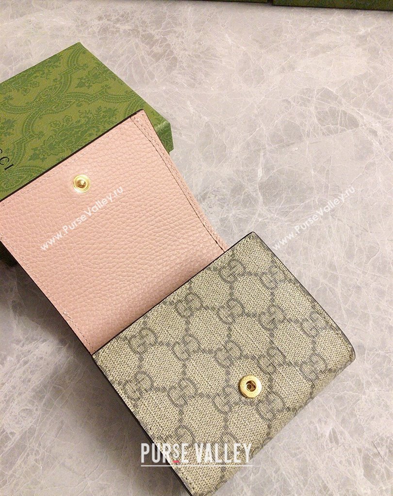 Gucci GG Marmont medium wallet 598587 Pink (ziyin-23112112)