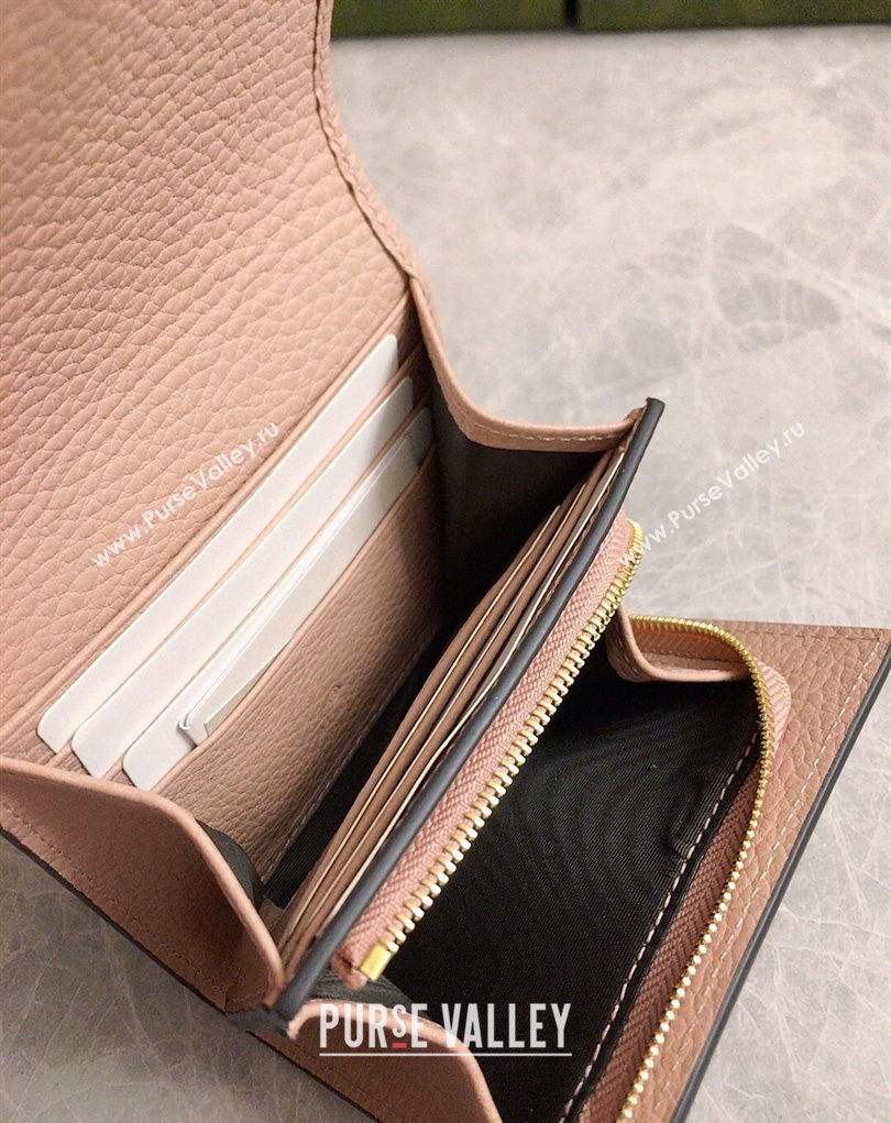 Gucci GG Marmont medium wallet 598587 Pink (ziyin-23112112)