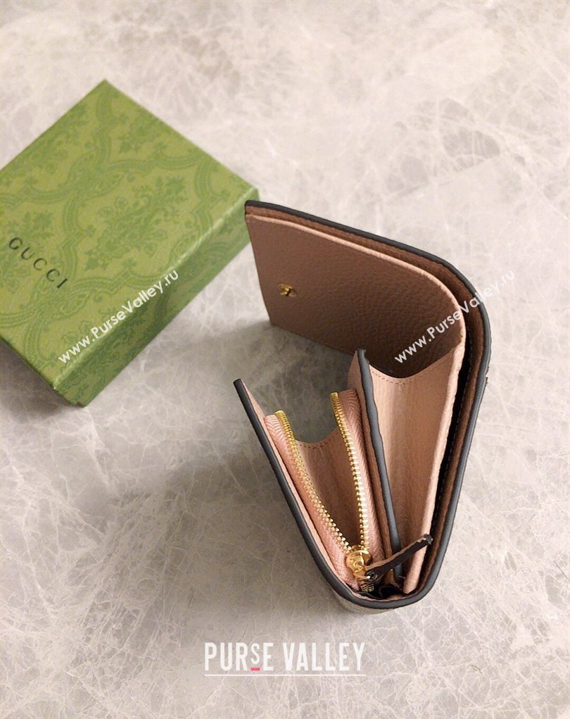 Gucci GG Marmont medium wallet 598587 Pink (ziyin-23112112)