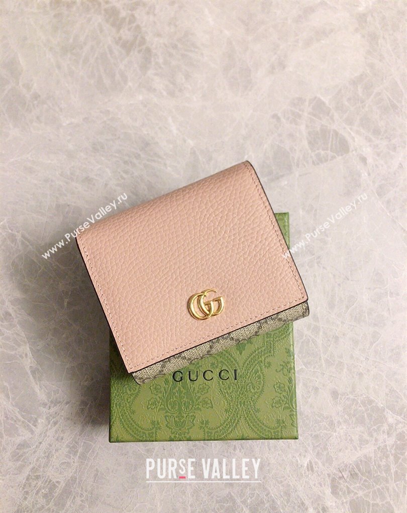 Gucci GG Marmont medium wallet 598587 Pink (ziyin-23112112)
