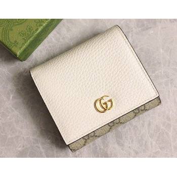 Gucci GG Marmont medium wallet 598587 White (ziyin-23112111)