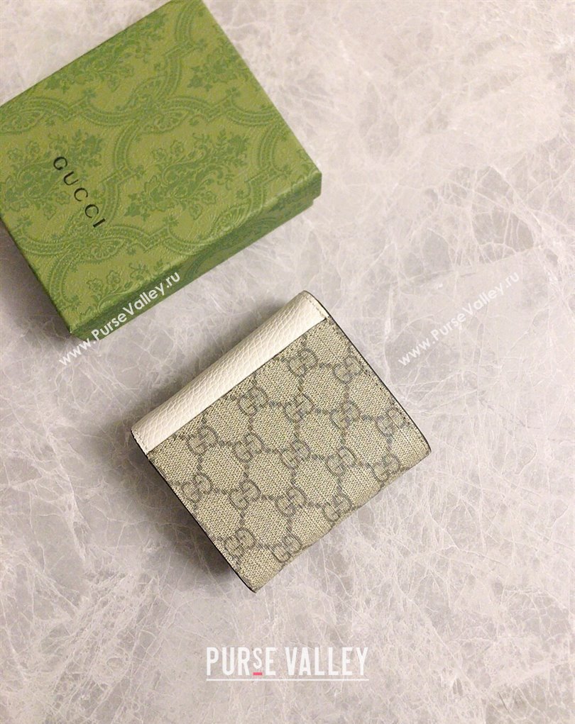 Gucci GG Marmont medium wallet 598587 White (ziyin-23112111)