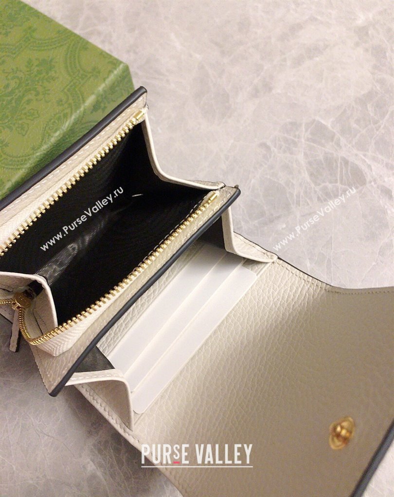 Gucci GG Marmont medium wallet 598587 White (ziyin-23112111)