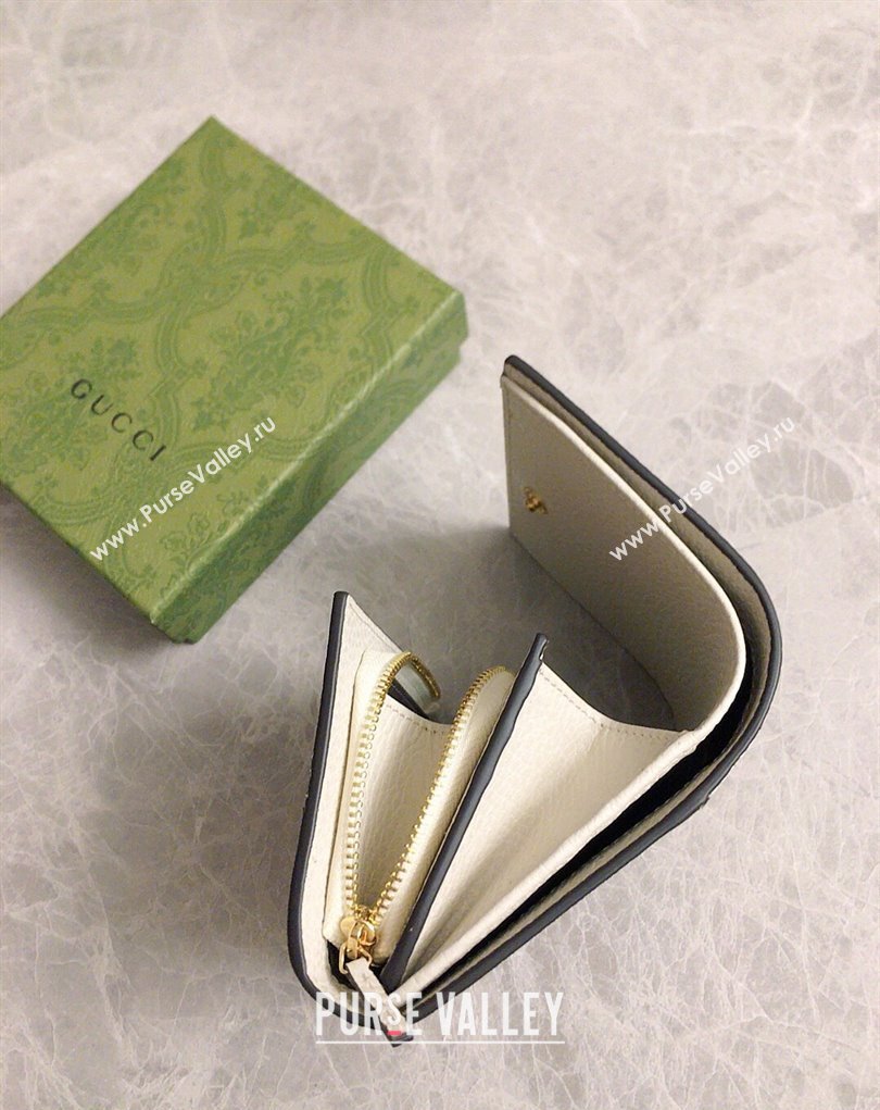 Gucci GG Marmont medium wallet 598587 White (ziyin-23112111)