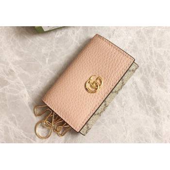 Gucci GG Marmont key case wallet 456118 Pink (ziyin-23112115)