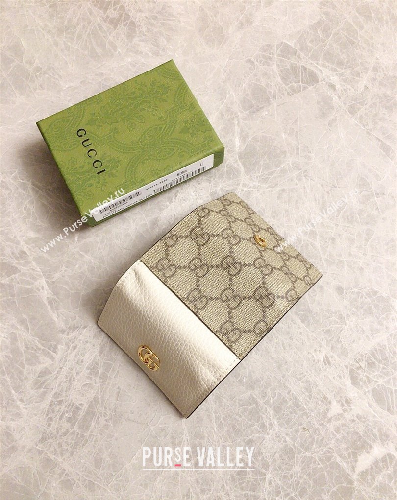 Gucci GG Marmont key case wallet 456118 White (ziyin-23112114)