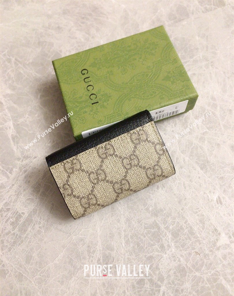 Gucci GG Marmont key case wallet 456118 Black (ziyin-23112113)