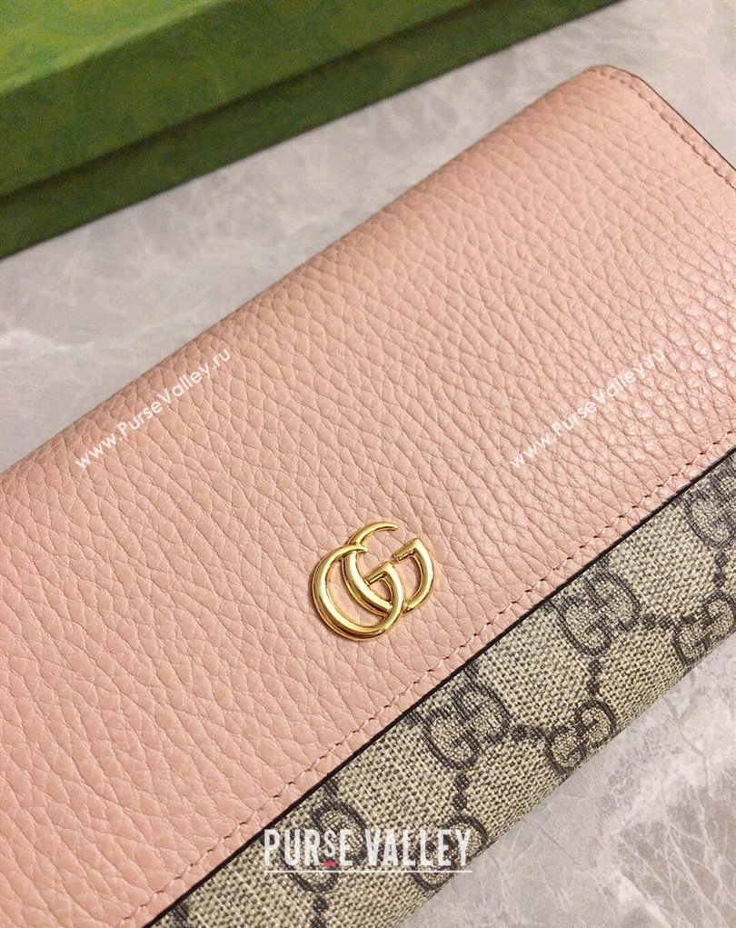 Gucci GG Marmont chain wallet 546585 Pink (ziyin-23112103)
