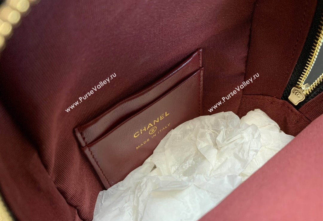 Chanel Grained Calfskin Mini Backpack Bag AP3753 Black 2024 (jiyuan-23112211)