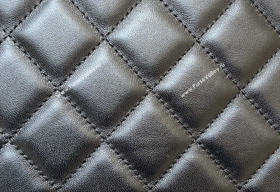 Chanel Lambskin Gold-Tone Metal Shopping Bag AS4596 Black 2024 (ORIGINAL QUALITY) (shunyang-23112204)