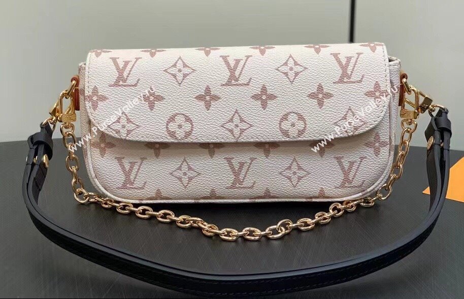 Louis Vuitton Monogram canvas Wallet on Chain Ivy Bag M83091 White 2024 (kiki-23112208)