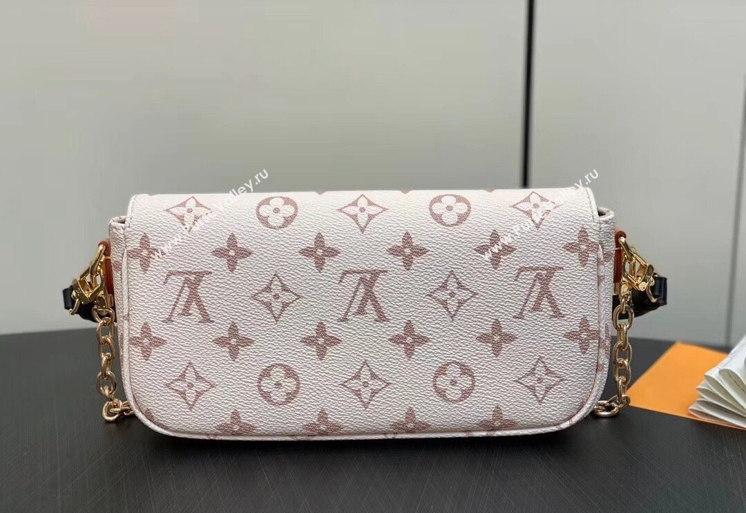 Louis Vuitton Monogram canvas Wallet on Chain Ivy Bag M83091 White 2024 (kiki-23112208)