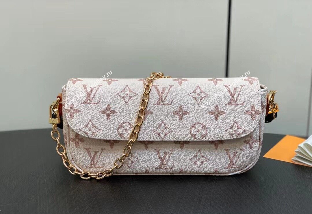 Louis Vuitton Monogram canvas Wallet on Chain Ivy Bag M83091 White 2024 (kiki-23112208)
