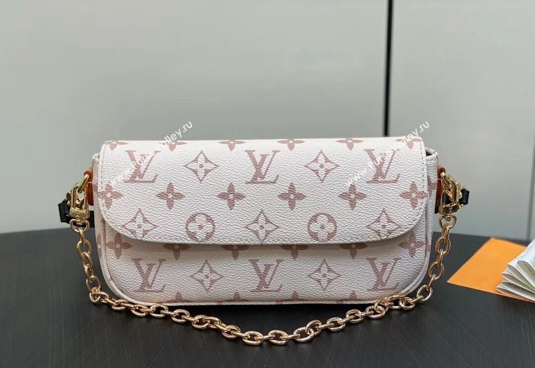 Louis Vuitton Monogram canvas Wallet on Chain Ivy Bag M83091 White 2024 (kiki-23112208)