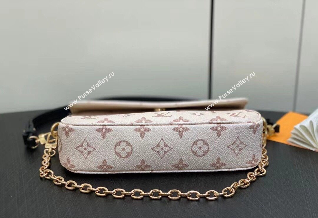 Louis Vuitton Monogram canvas Wallet on Chain Ivy Bag M83091 White 2024 (kiki-23112208)