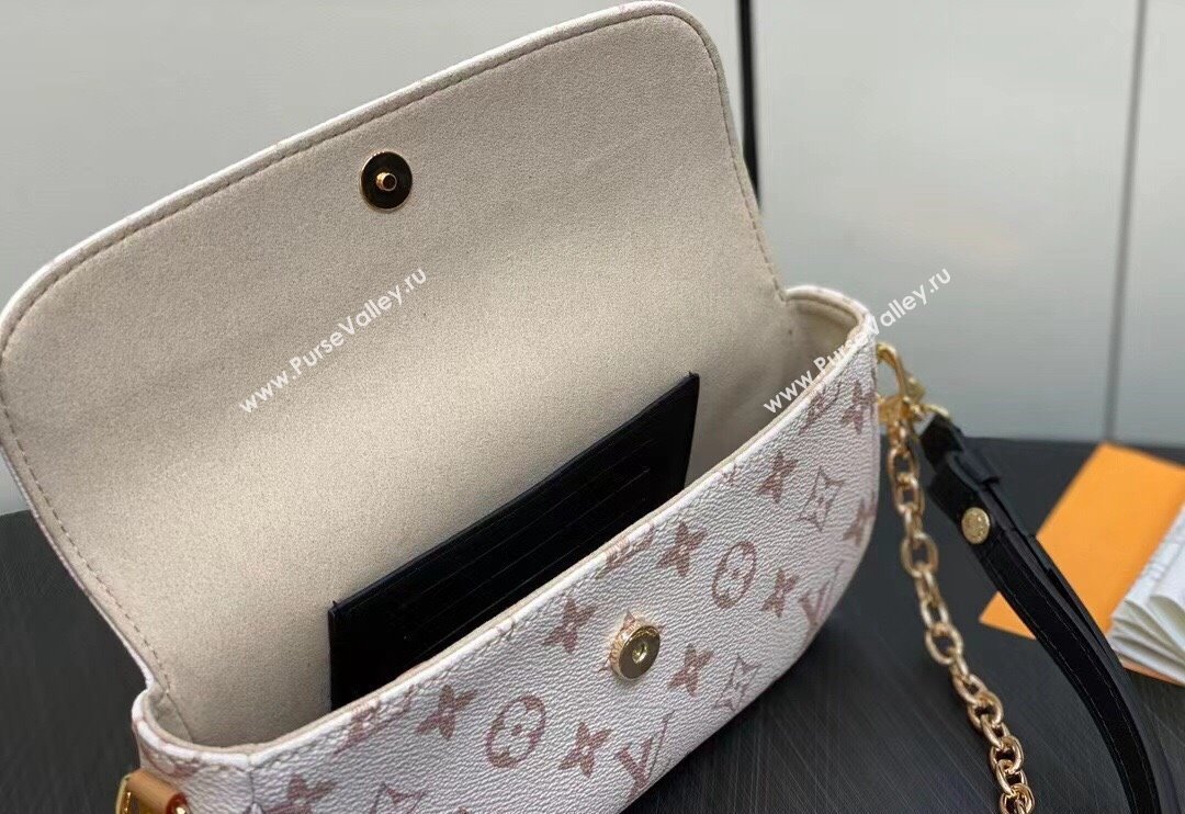 Louis Vuitton Monogram canvas Wallet on Chain Ivy Bag M83091 White 2024 (kiki-23112208)
