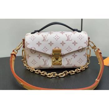Louis Vuitton Monogram canvas Pochette Métis East West Bag M46914 White 2024 (kiki-23112207)