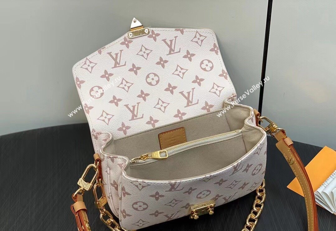 Louis Vuitton Monogram canvas Pochette Métis East West Bag M46914 White 2024 (kiki-23112207)