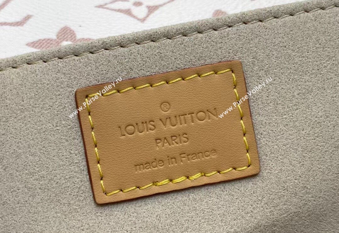 Louis Vuitton Monogram canvas Pochette Métis East West Bag M46914 White 2024 (kiki-23112207)